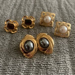 Avon earrings 3 pair